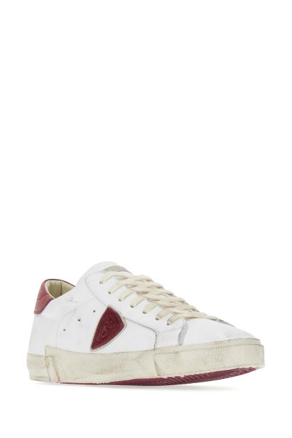 White leather Prsx sneakers