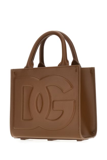 Brown leather mini DG Daily handbag