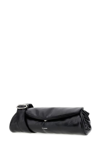 Black nappa leather large Cannolo crossbody bag