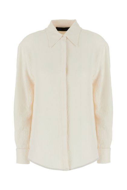 White satin shirt