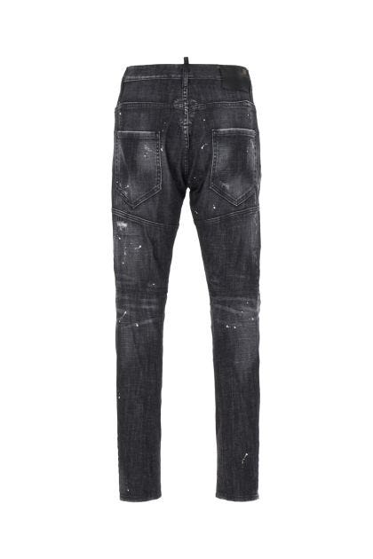 Black stretch denim blend Tidy Biker jeans