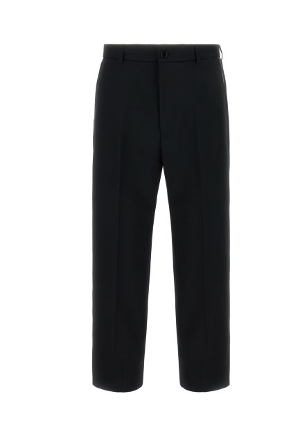 Black polyester pant