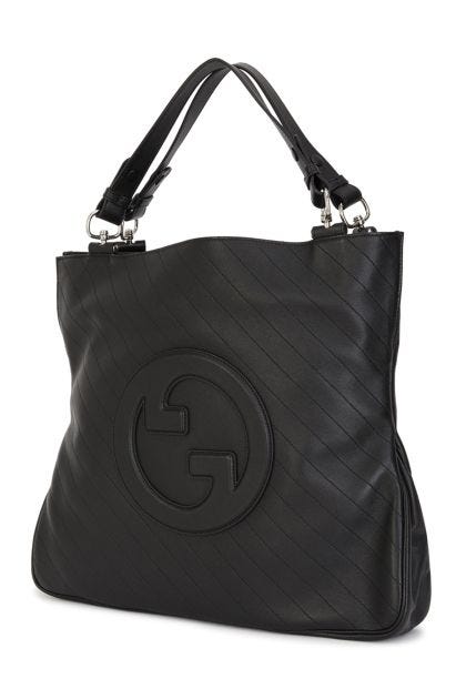 Medium Black Leather Blondie Bag