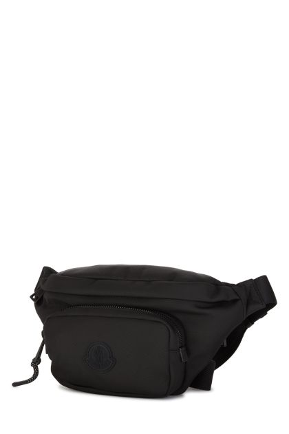 Durance waist bag in water repellent black nylon