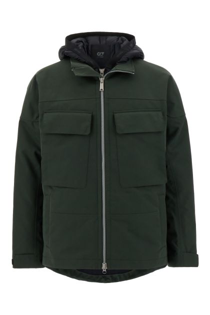 Army green polyester jacket