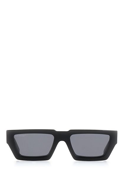 Black acetate Manchester sunglasses