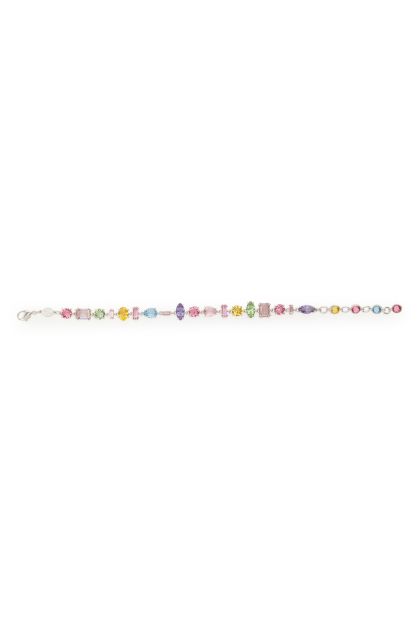 Gema bracelet with multicoloured crystals