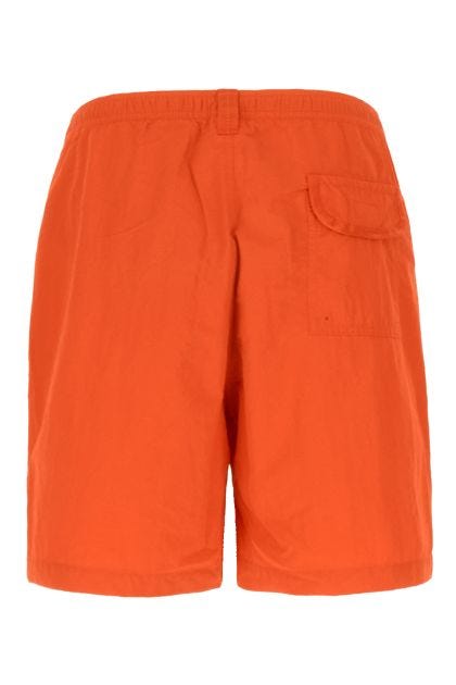 Orange nylon swimsuit