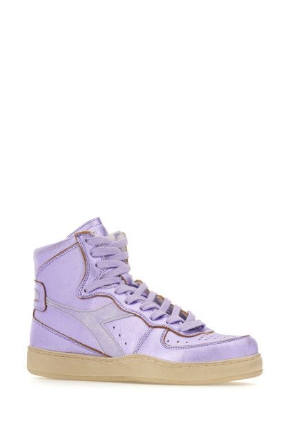 Purple leather Mi Basket sneakers