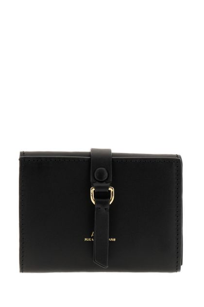 Black leather Noa wallet