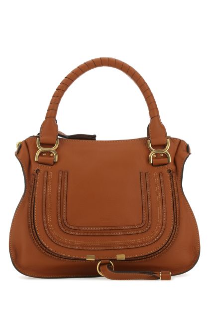 Caramel leather Marcie handbag