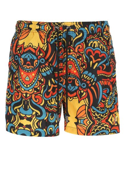 Printed polyester Cancun swimming shorts
