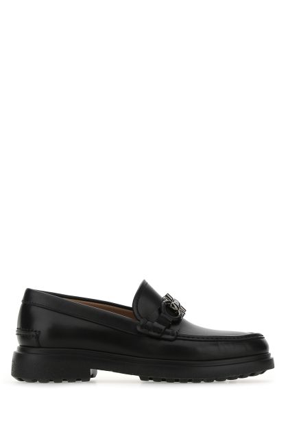Black leather Ready loafers