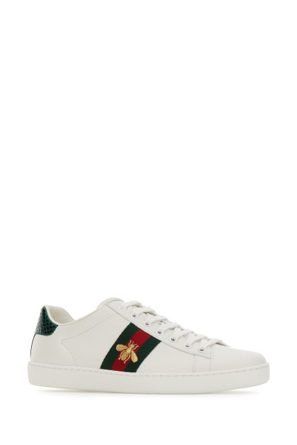 White leather Ace sneakers
